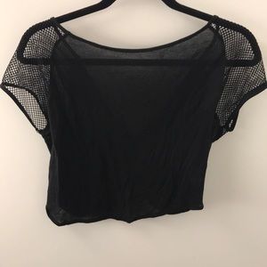 Black Michi Crop Top